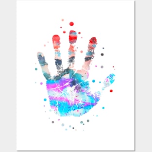 Handprint Posters and Art